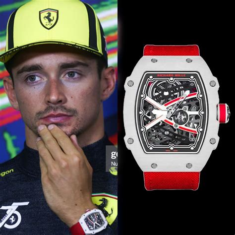 charles leclerc montre richard mille|charles leclerc big bang watch.